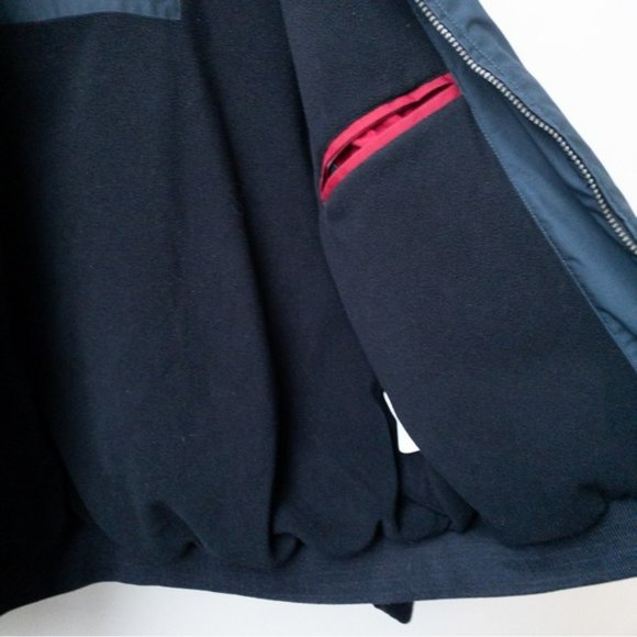 GANT Fleece Lined Navy Blue Bomber Jacket - Picture 9 of 10